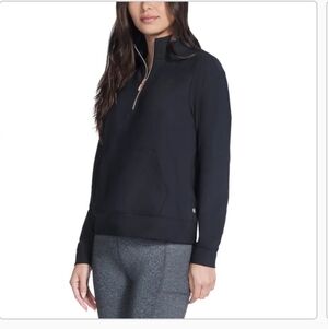 (6)Skechers Women's Ribbed Quarter-Zip Top